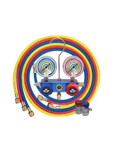 MANIFOLD DE 2 VIAS COM VÁLVULA PISTÃO A/C AUTOMOTIVO –R134a