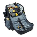 Fieldpiece BG36 compacta com fecho magnético, bolsos organizados e base protegida