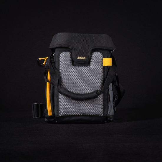 Fieldpiece BG36 compacta com fecho magnético, bolsos organizados e base protegida